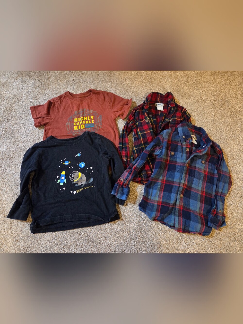 Duluth Trading Co Kids' 3T Clothing Bundle